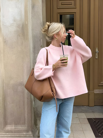 REBECCA™ | OVERSIZED ROSA GENSER