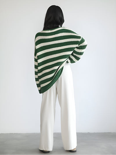 JOHANNE™ | OVERSIZED STRIPETE GENSER